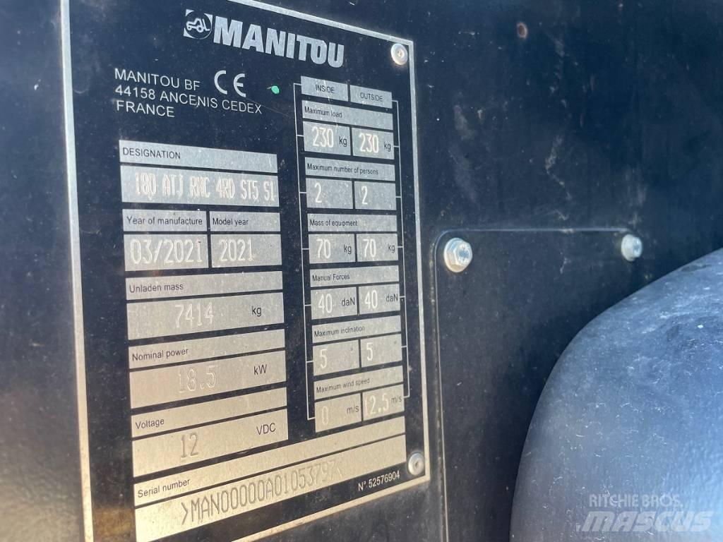 Manitou 180 ATJ 曲臂高空作業車