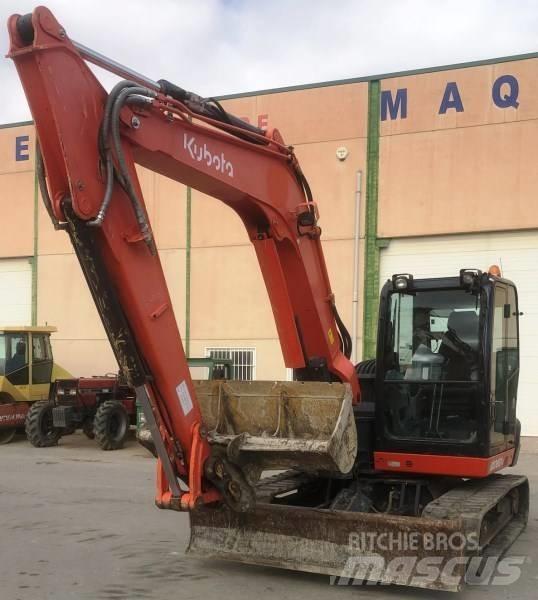 Kubota KX 080-4 中型挖土機/掘鑿機/挖掘機 7t-12t