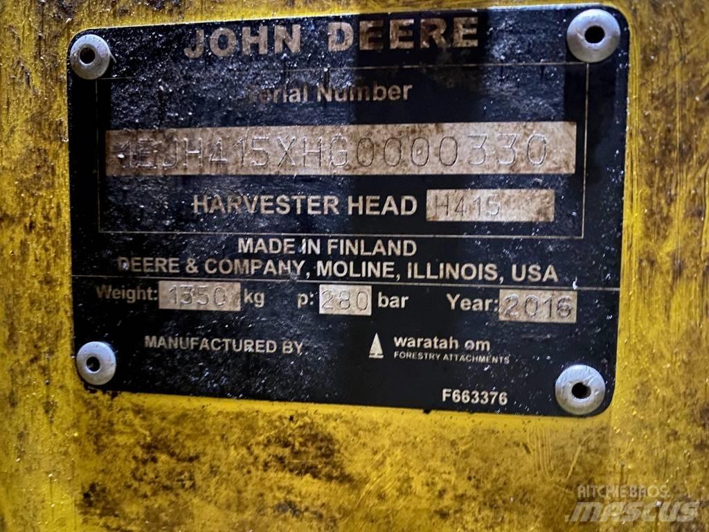 John Deere H 415 收穫機頭