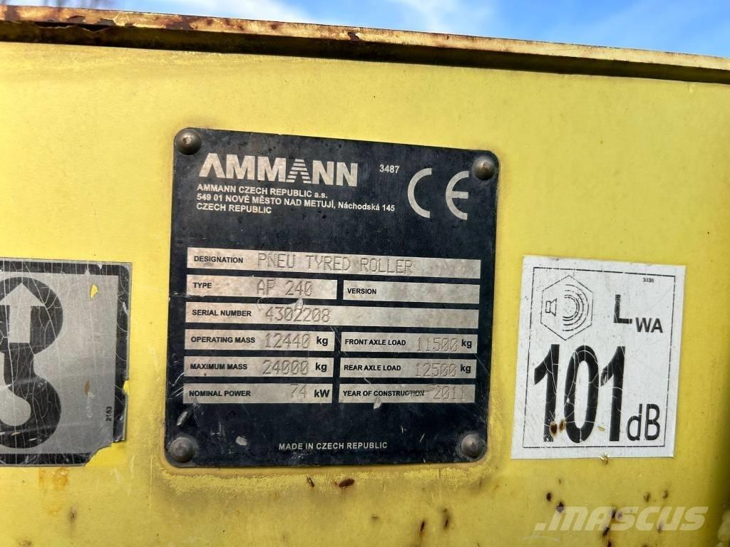 Ammann AP 240 膠輪滾壓機
