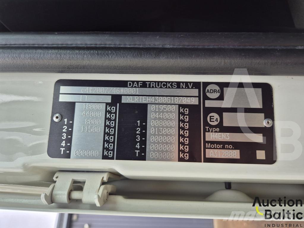 DAF XF 480 FT 曳引機組件