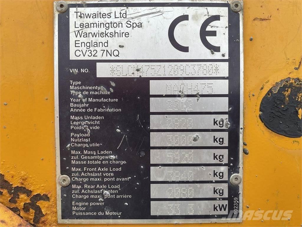 Thwaites 3 ton 側卸礦車