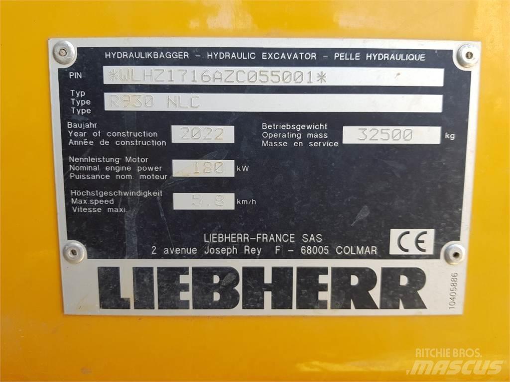 Liebherr R930 履帶式 挖土機/掘鑿機/挖掘機