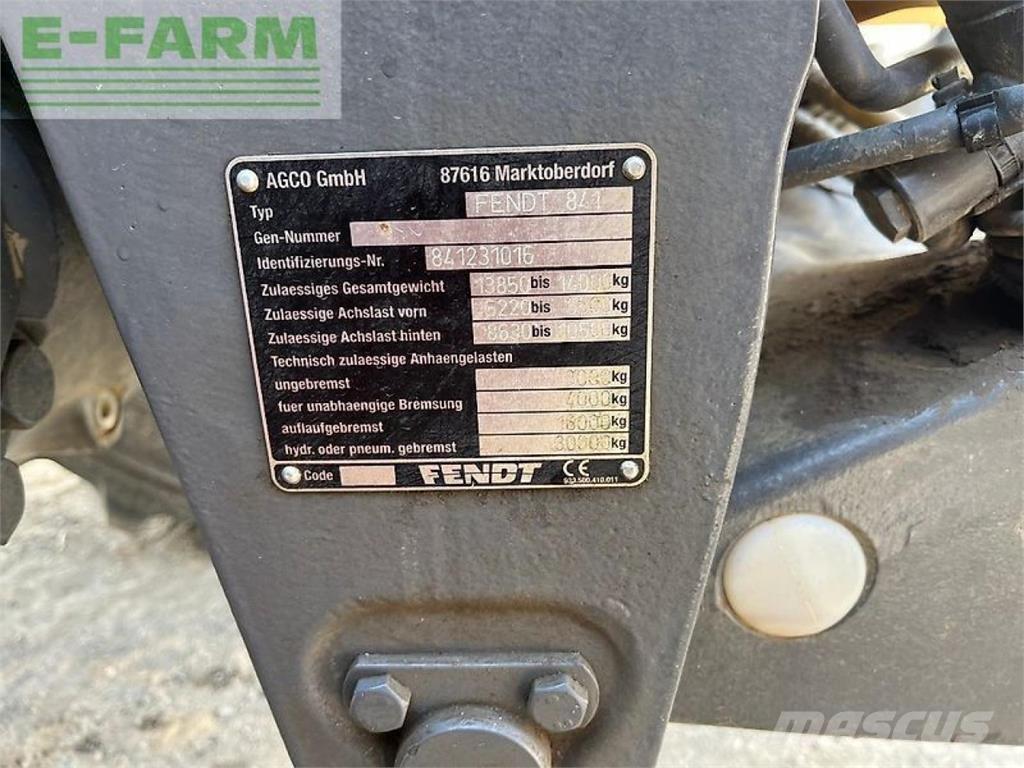 Fendt 826 vario 曳引機