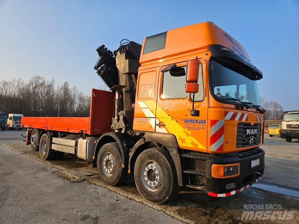 MAN 32.414 起重機卡車