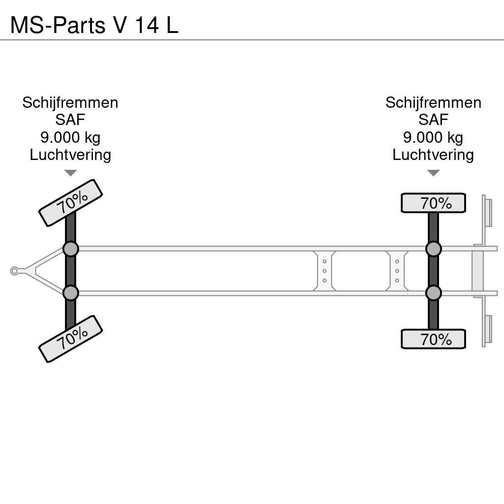  MS-PARTS V 14 L 平板式/側卸式拖車