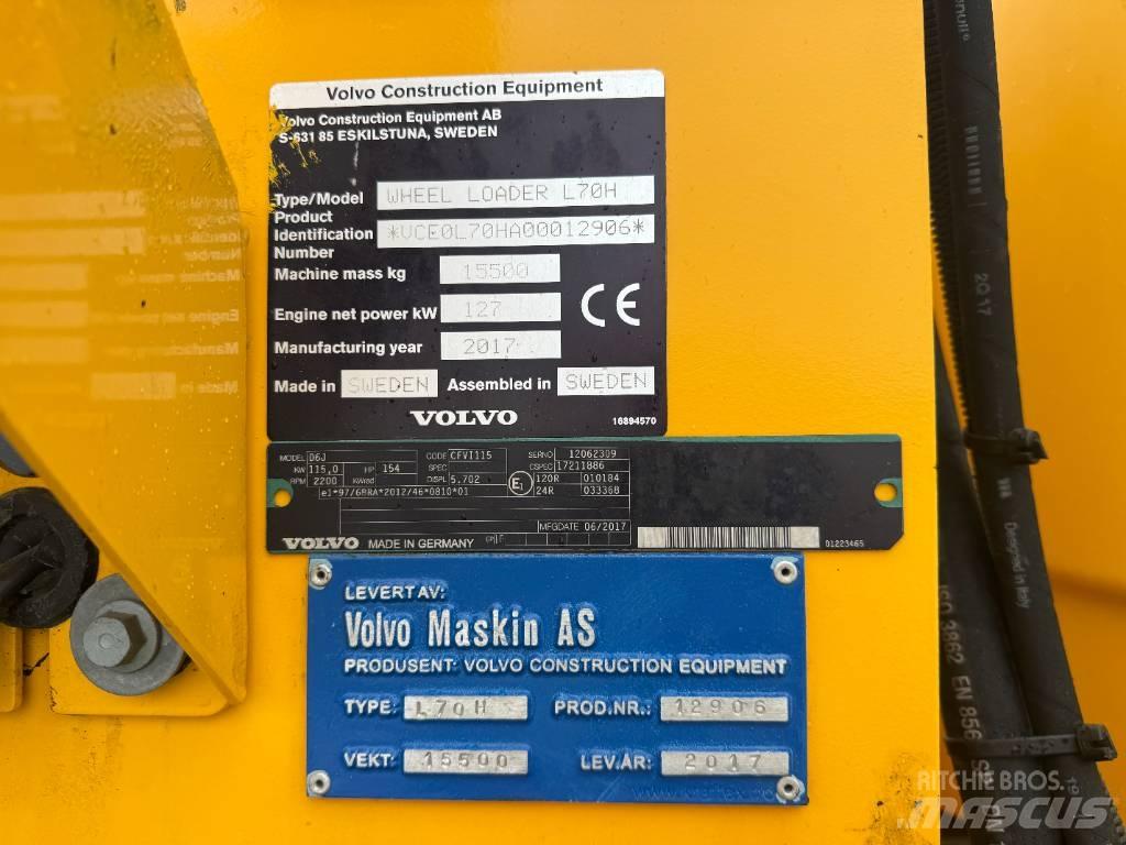 Volvo L 70 H 輪胎式裝載機