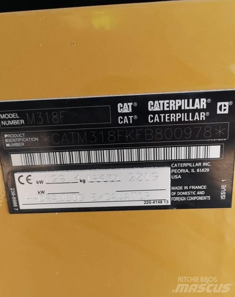CAT M318F 旋轉式挖土機/掘鑿機/挖掘機