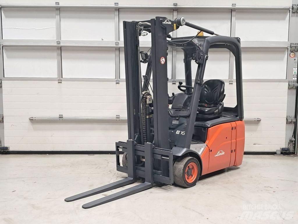 Linde E16C-01 電動堆高機