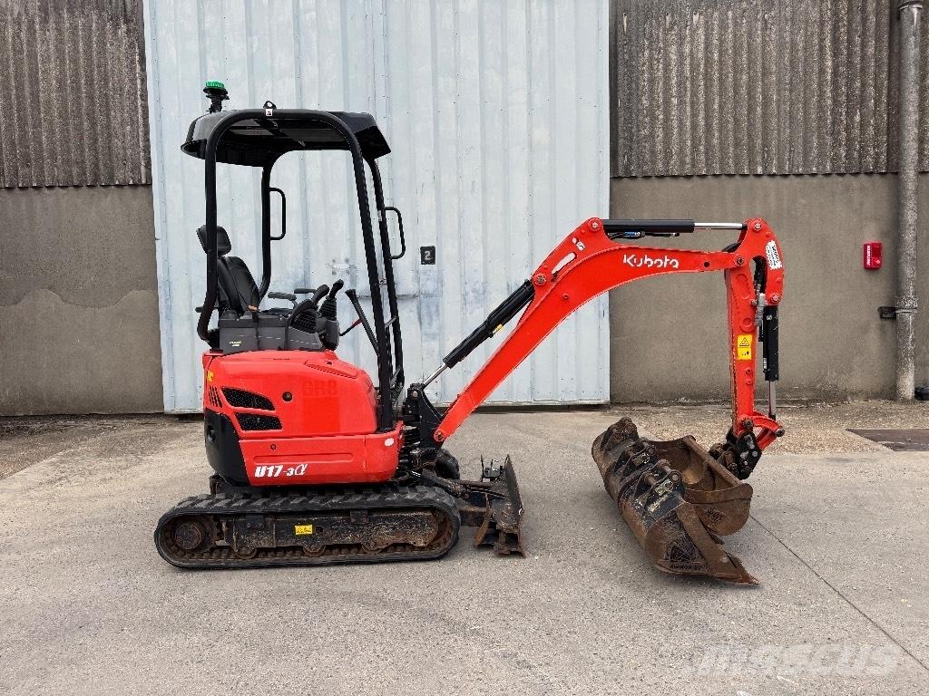 Kubota U 17 小型挖土機/掘鑿機<7t(小型挖掘機)