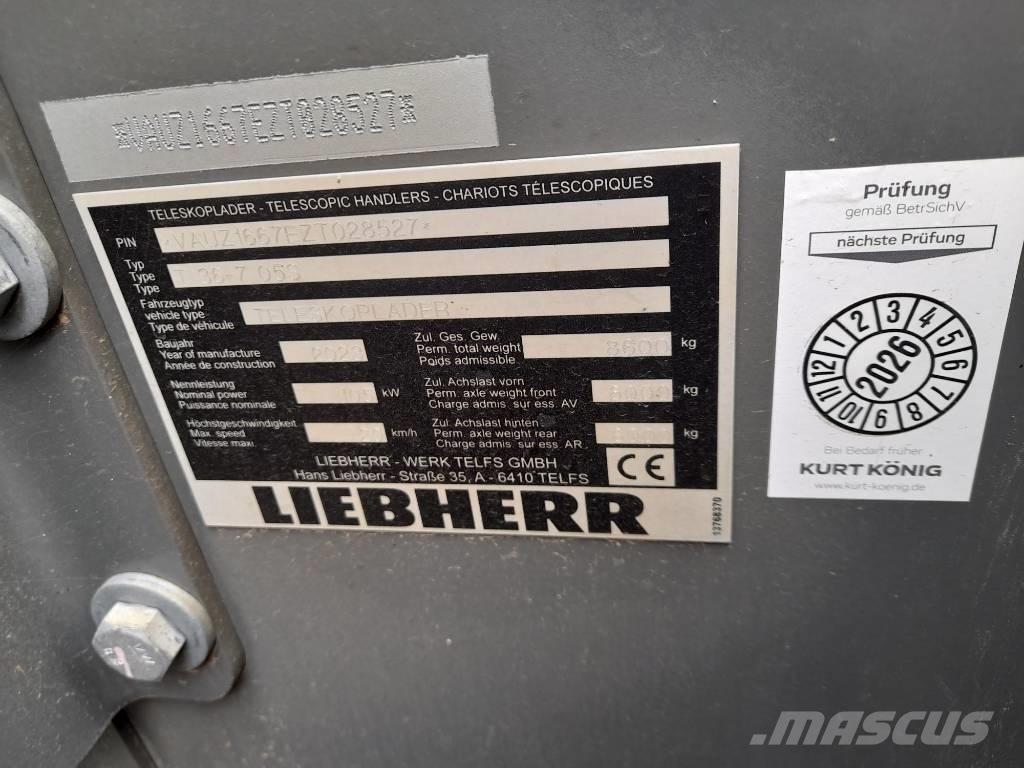 Liebherr T 36-7 S 伸縮臂操作車