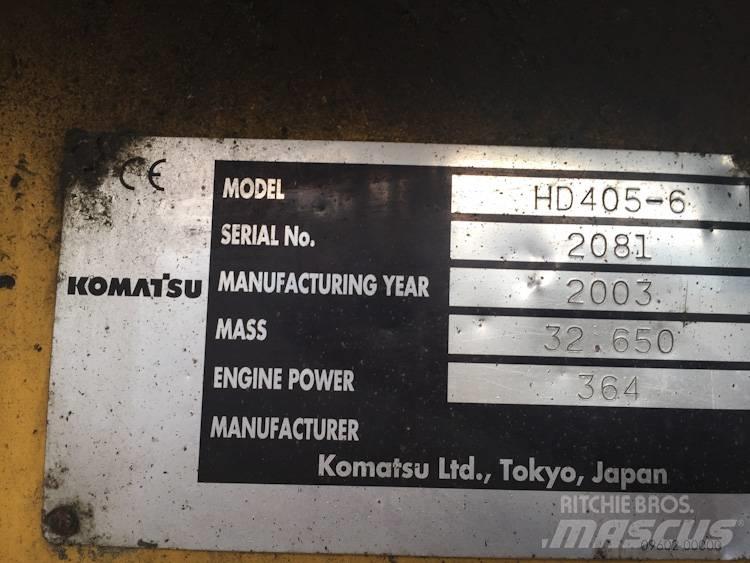 Komatsu HD405-6 剛性傾卸卡車