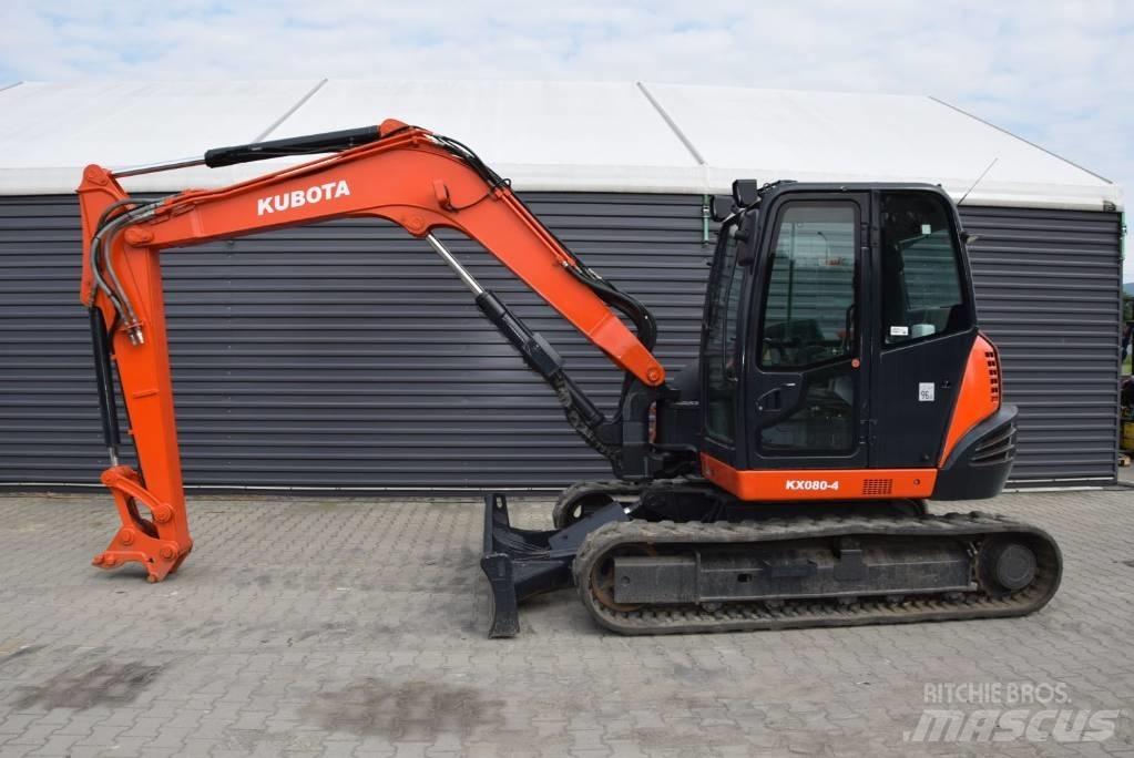 Kubota KX 080-4 中型挖土機/掘鑿機/挖掘機 7t-12t