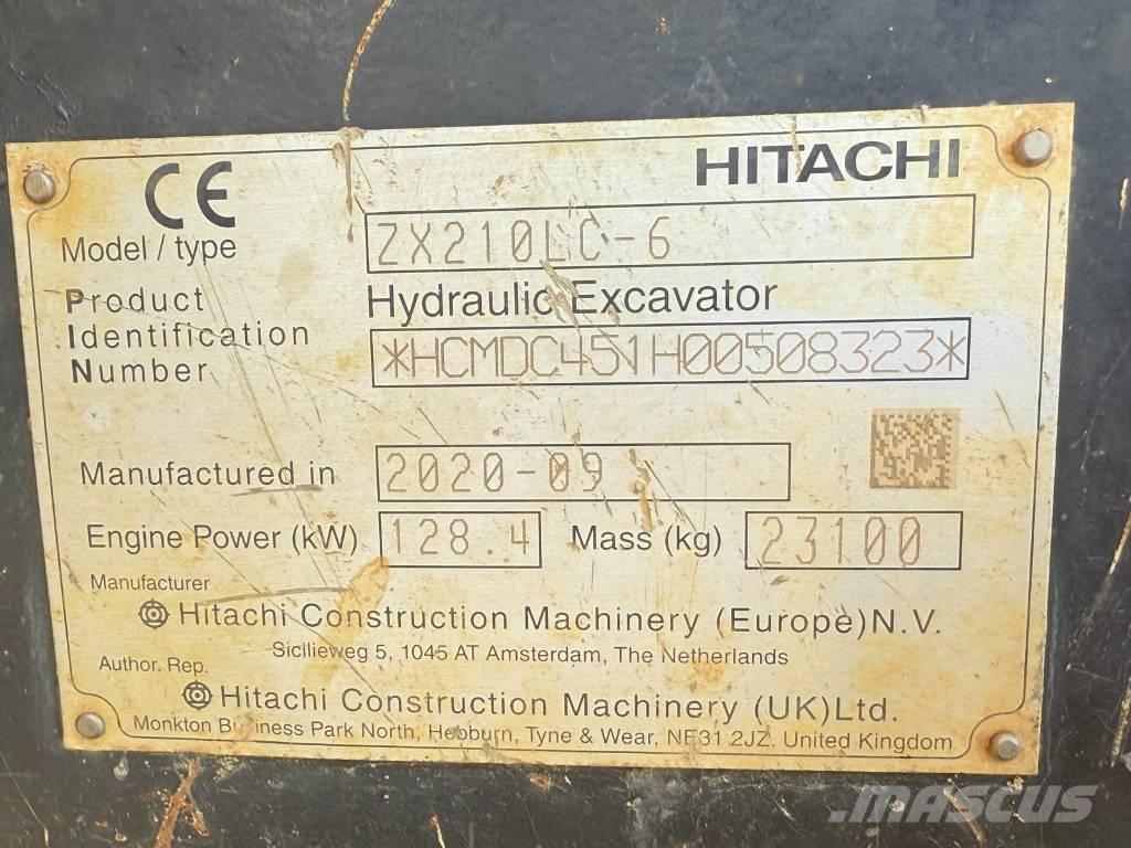 Hitachi ZX 210 LC-6 履帶式 挖土機/掘鑿機/挖掘機