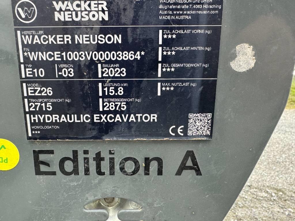 Wacker Neuson EZ26 履帶式 挖土機/掘鑿機/挖掘機