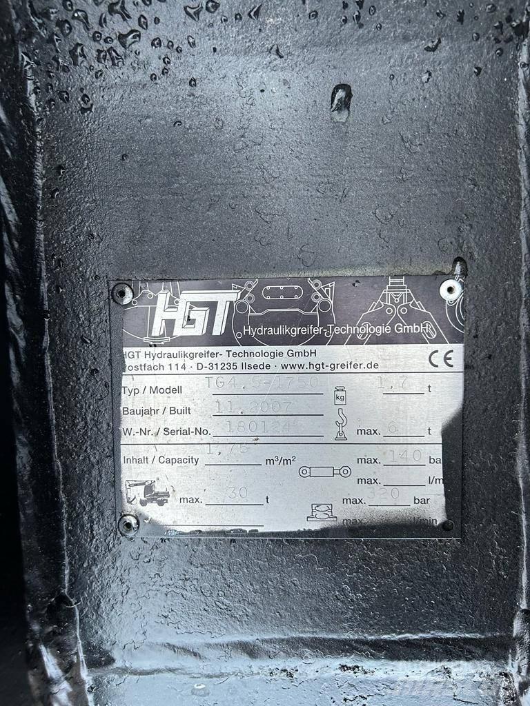 HGT TG4.5 - 1750 兩爪吊夾