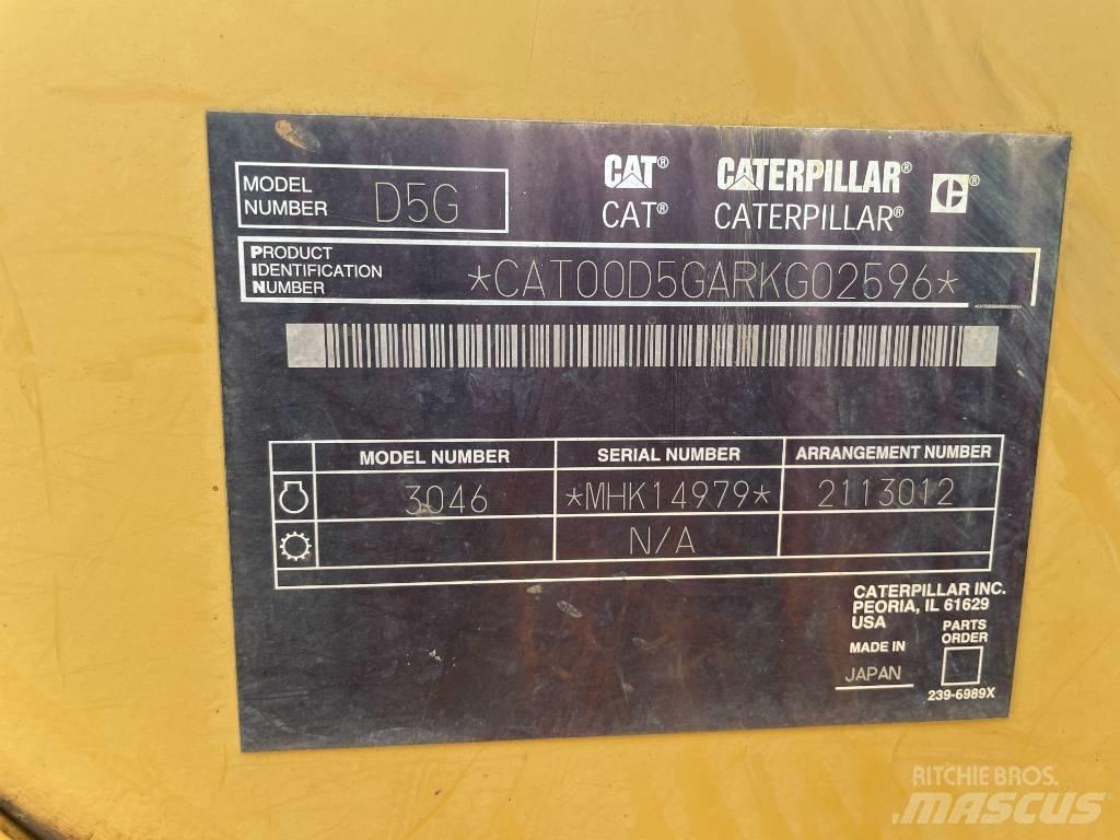 CAT D 5 LGP 履帶推土機