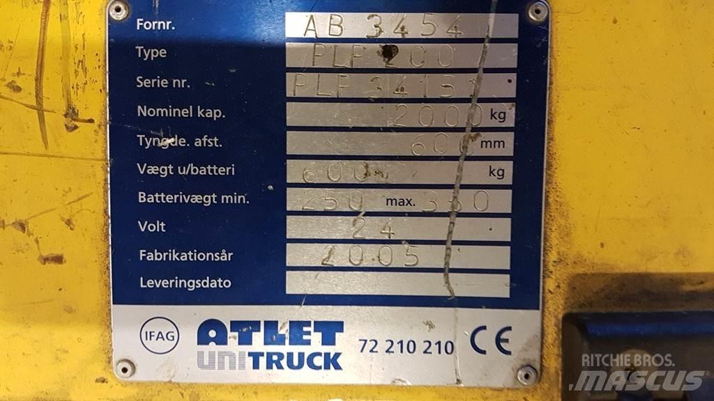 Atlet PLP200 低架升降機