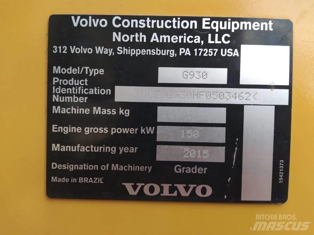 Volvo G 930 平土機