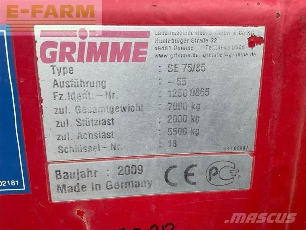 Grimme se 85-55 馬鈴薯收穫機和挖掘機