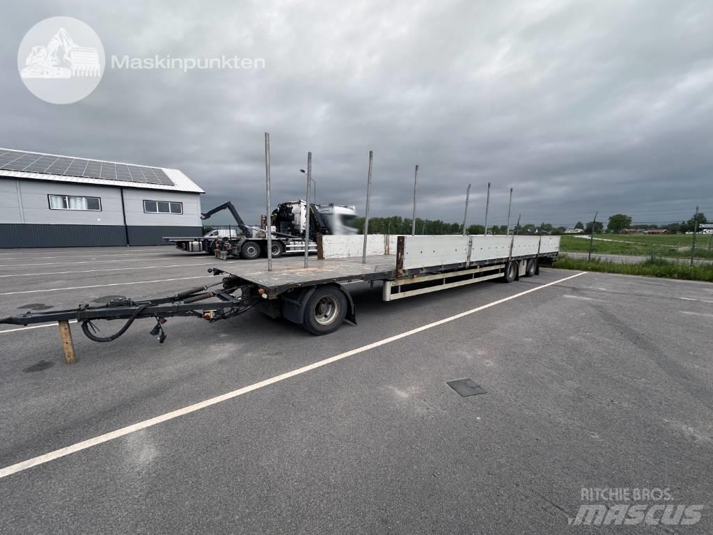 Fliegl DPS 300 平板式/側卸式拖車