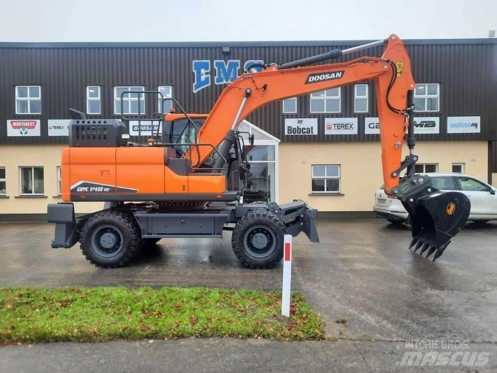 Doosan Dx140W-7 旋轉式挖土機/掘鑿機/挖掘機