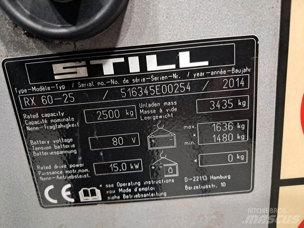 Still RX60-25 電動堆高機
