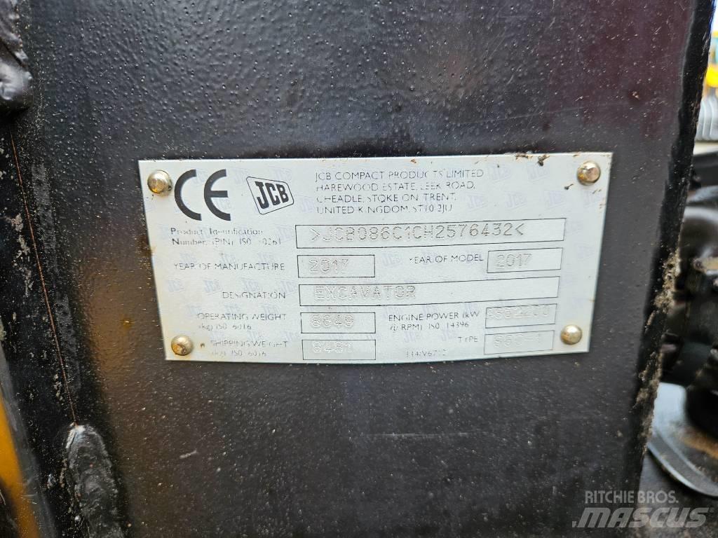 JCB 86 C-1 eco 中型挖土機/掘鑿機/挖掘機 7t-12t