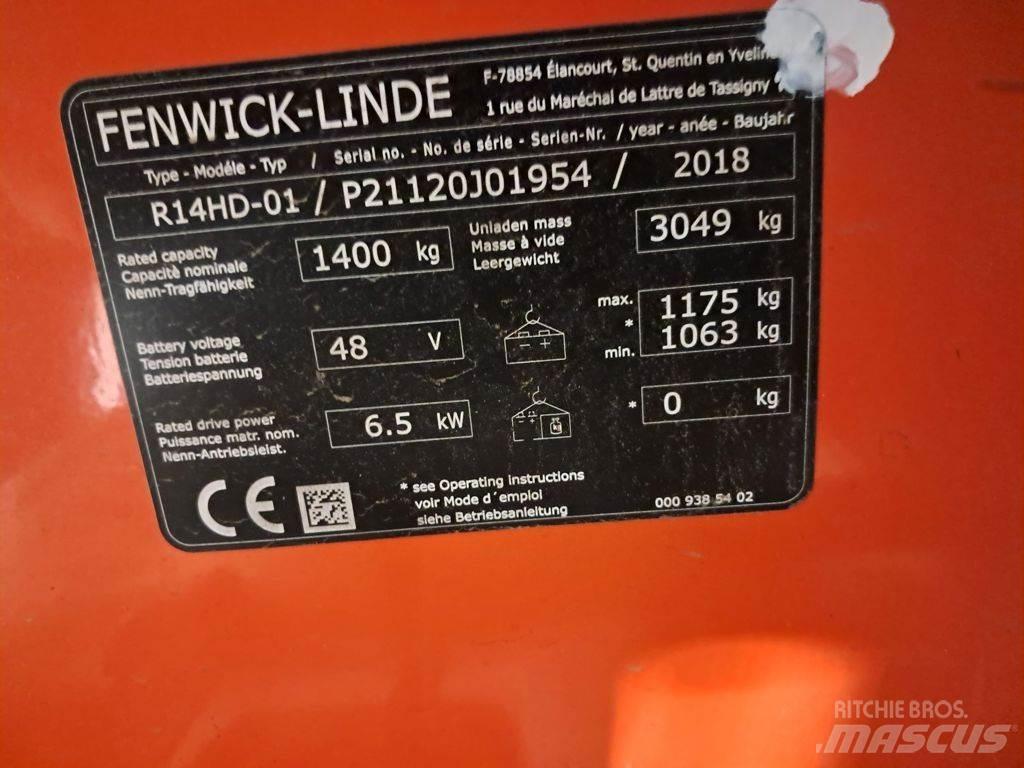 Linde R14 HD 前伸式堆高機(叉車)