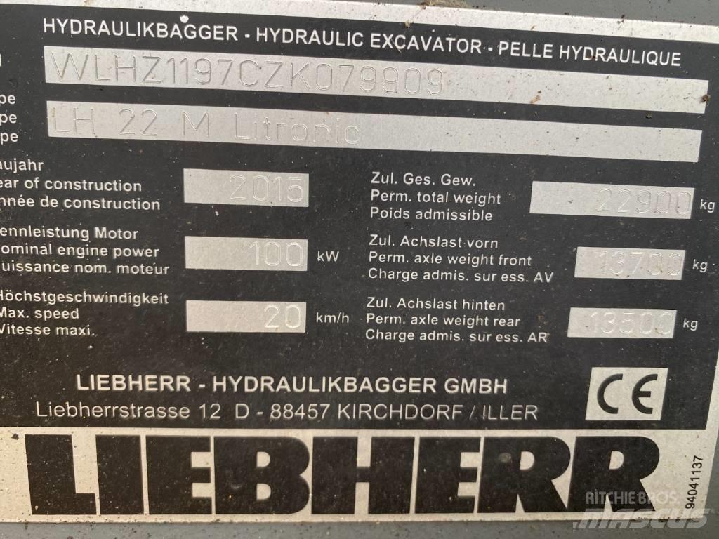 Liebherr LH 22 M 廢棄物/工業用操作車