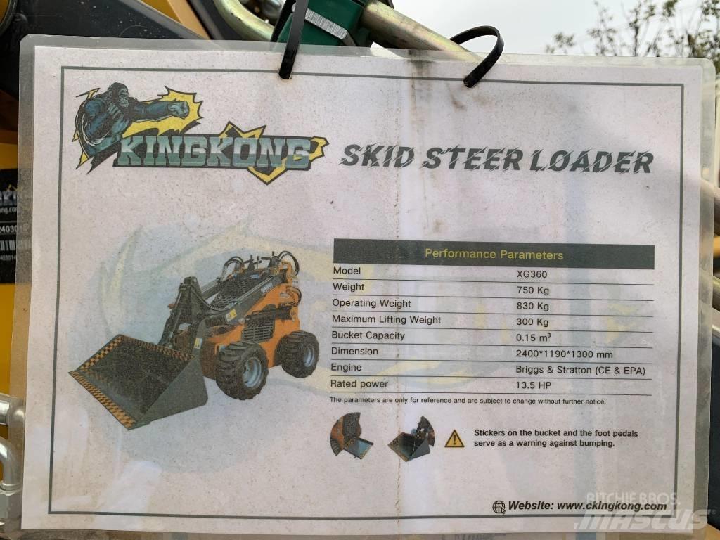 KingKong XG360 滑移轉向裝載機