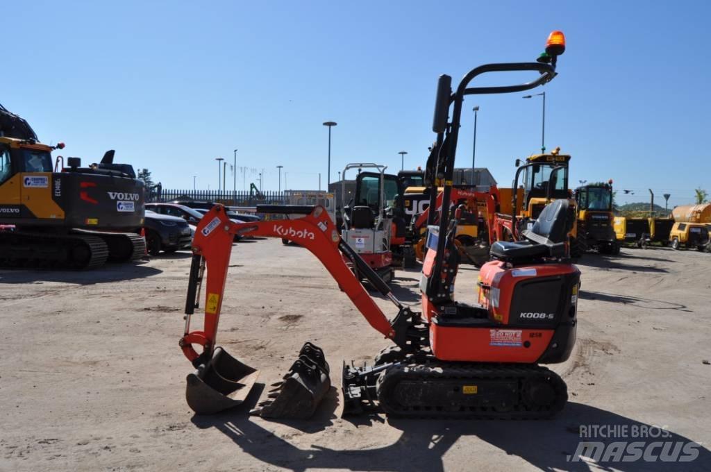 Kubota K 008-5 小型挖土機/掘鑿機<7t(小型挖掘機)
