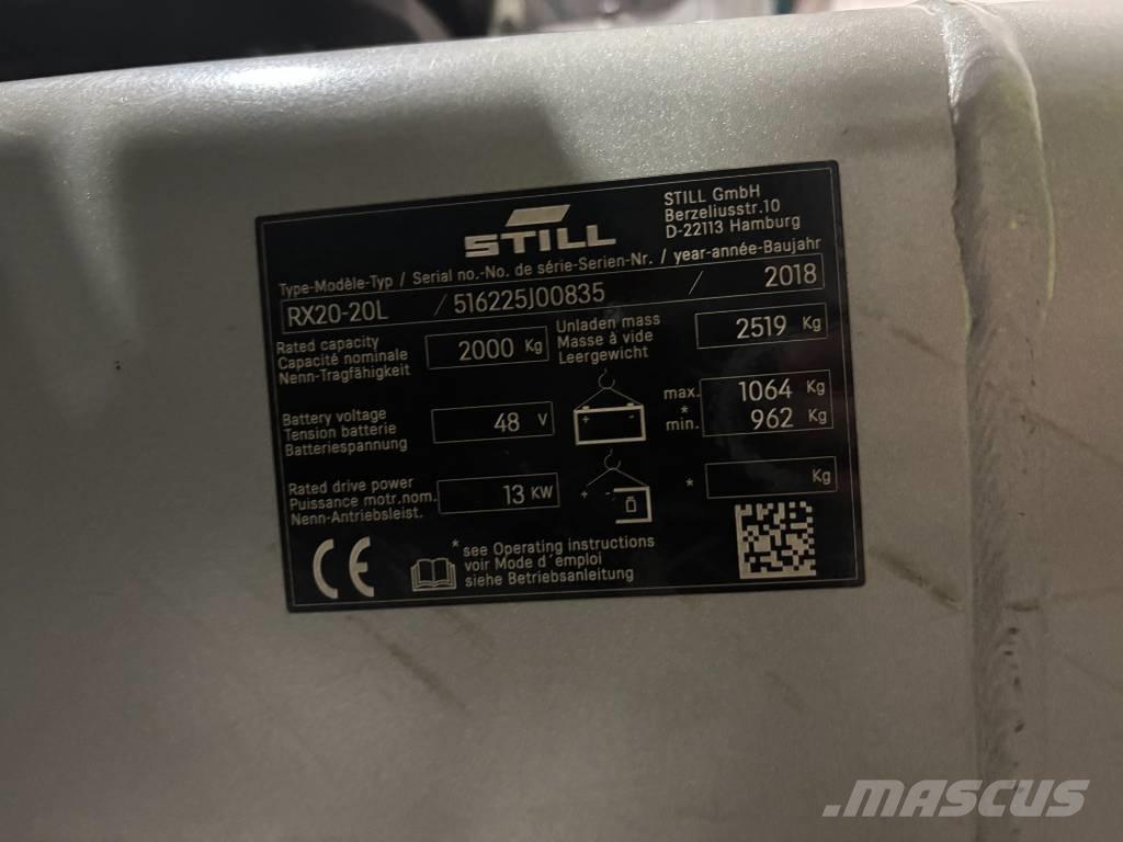 Still RX 20-20 L 電動堆高機