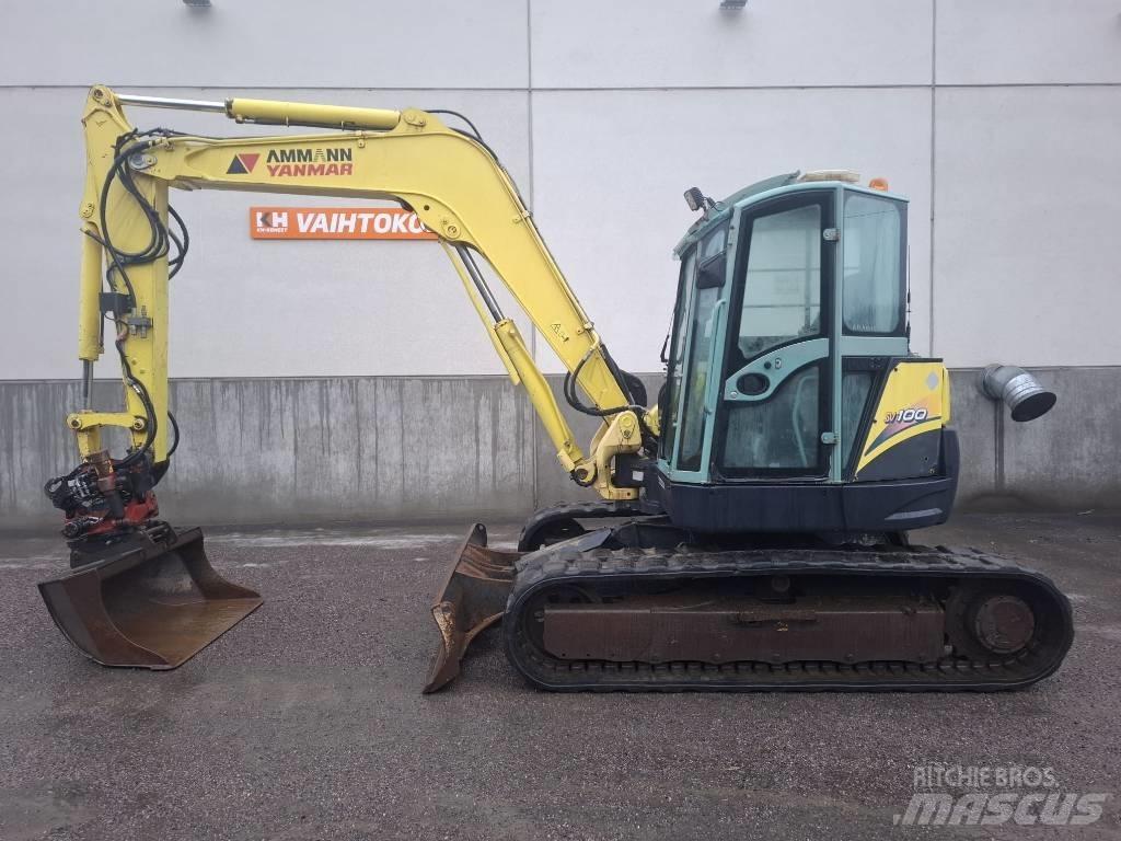 Yanmar SV 100 中型挖土機/掘鑿機/挖掘機 7t-12t