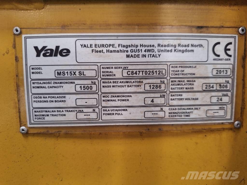 Yale MS 15x IL 堆高機(叉車)-其他