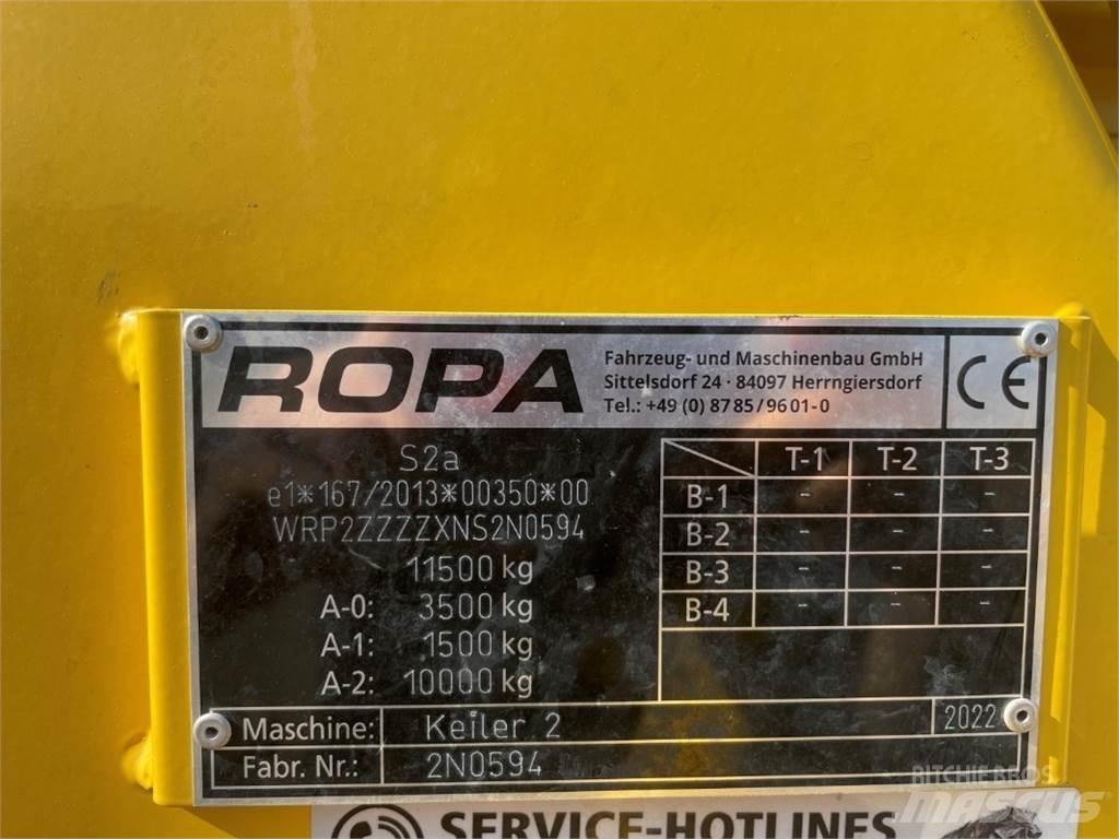 Ropa KEILER 2 馬鈴薯收穫機和挖掘機