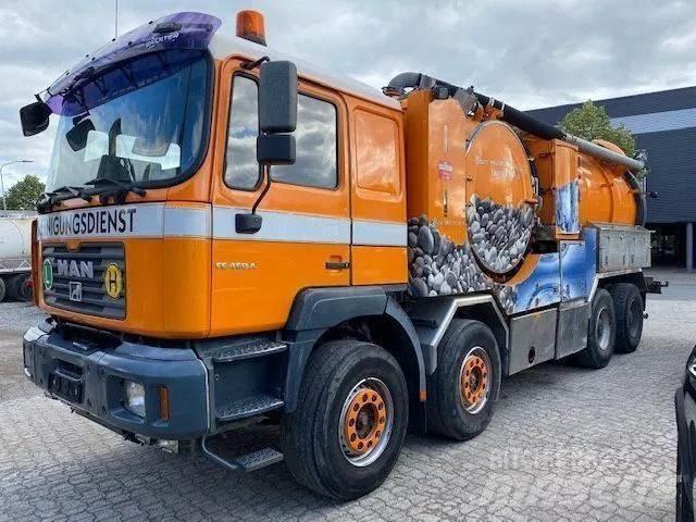 MAN 41.464 8x4 組合/真空油槽車
