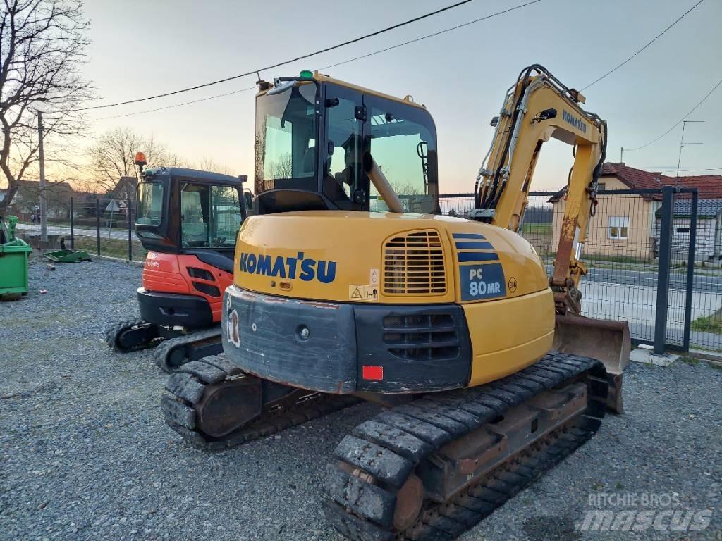 Komatsu PC 80 MR 中型挖土機/掘鑿機/挖掘機 7t-12t