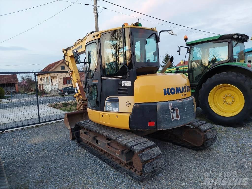 Komatsu PC 80 MR 中型挖土機/掘鑿機/挖掘機 7t-12t