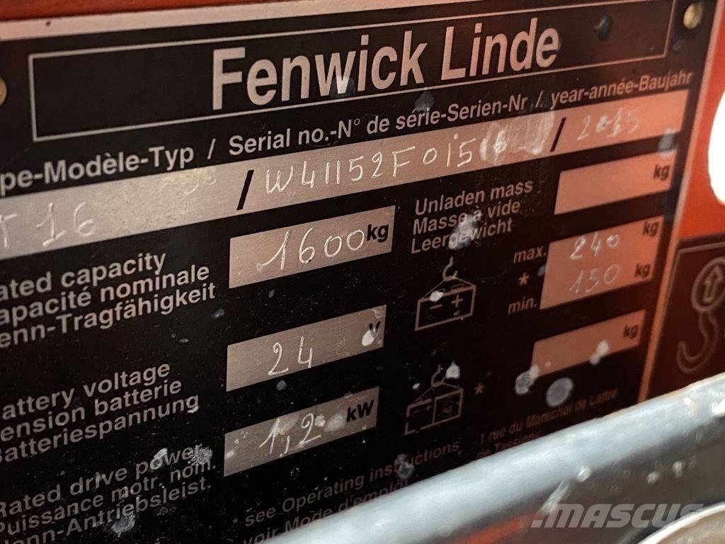 Linde T16 低架升降機