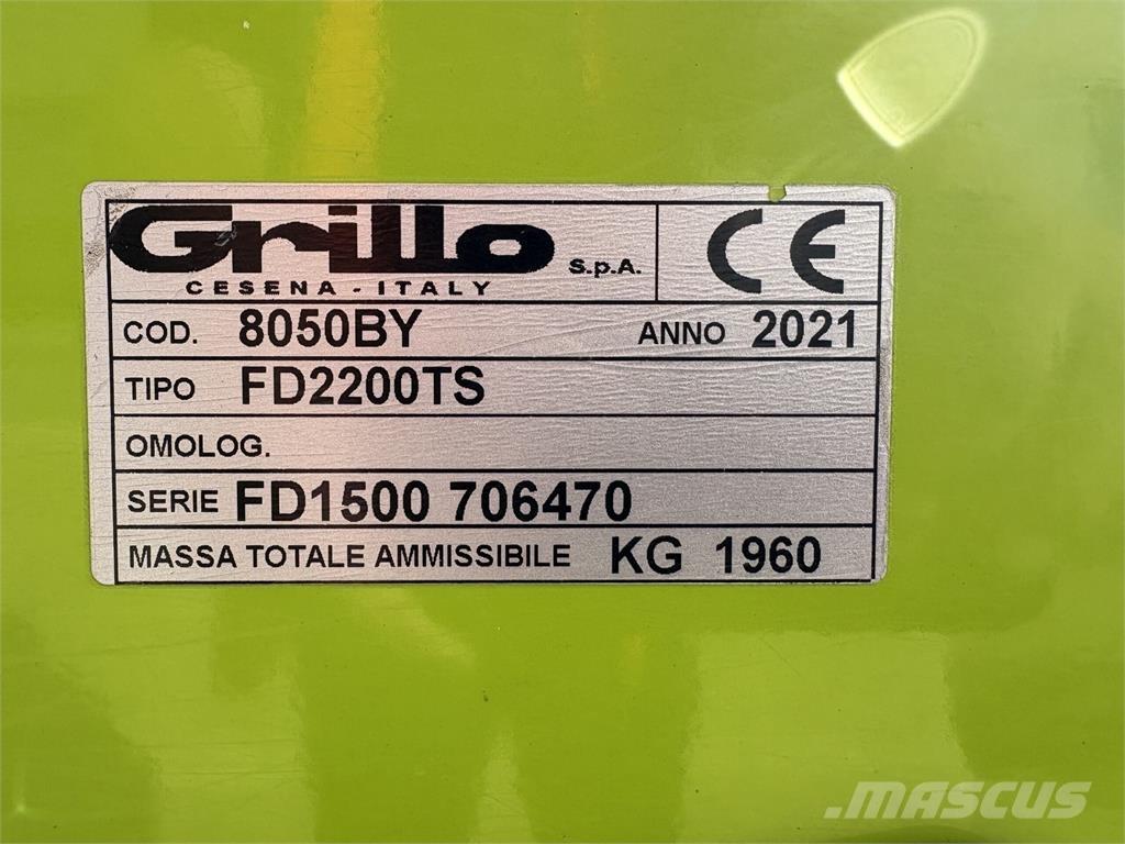 Grillo FD2200TS 騎乘式割草機