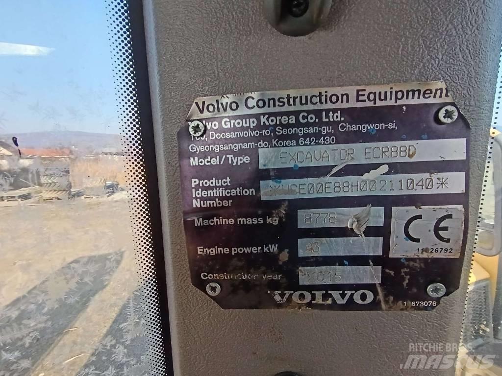 Volvo ECR 88 D 中型挖土機/掘鑿機/挖掘機 7t-12t