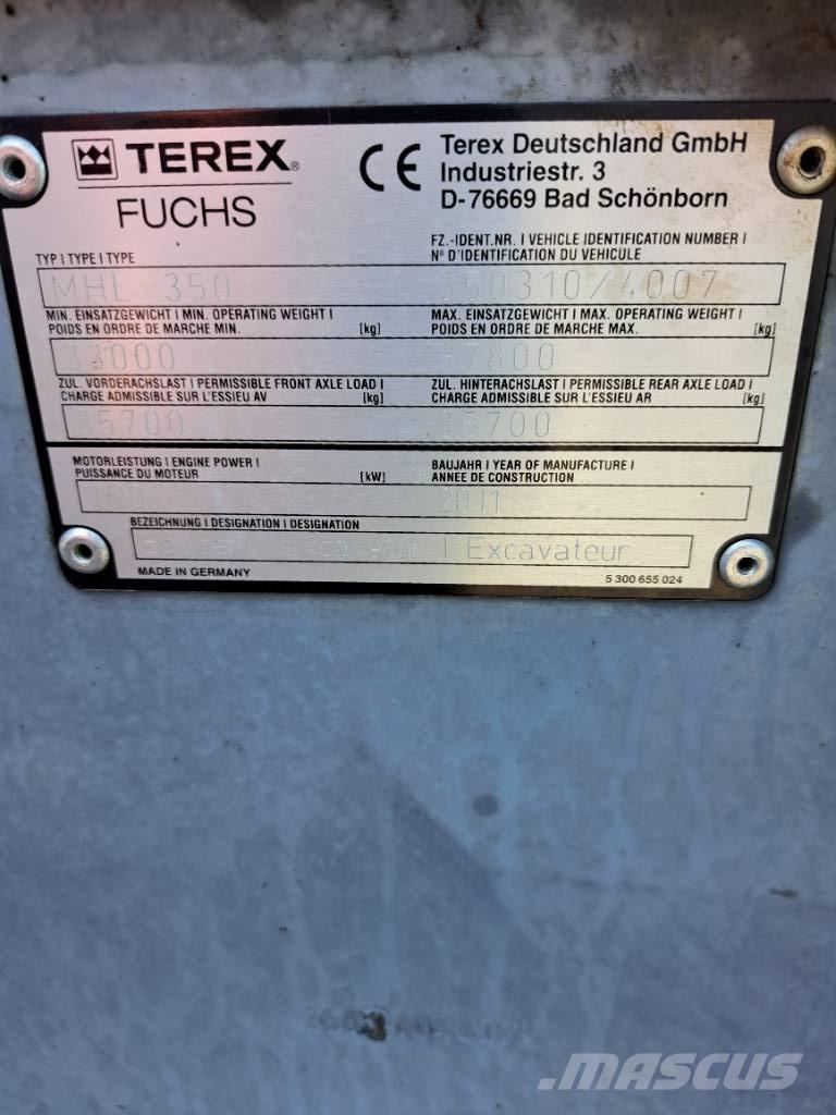 Fuchs MHL350E + Polyp 廢棄物/工業用操作車