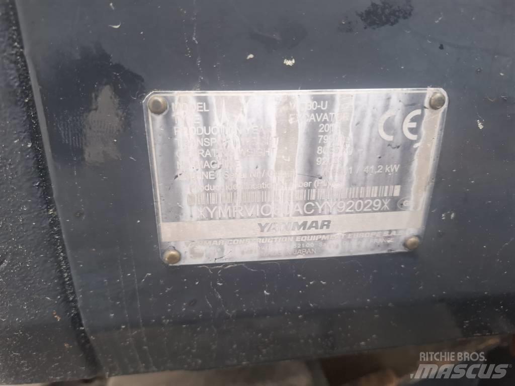 Yanmar Vio 80 U 中型挖土機/掘鑿機/挖掘機 7t-12t