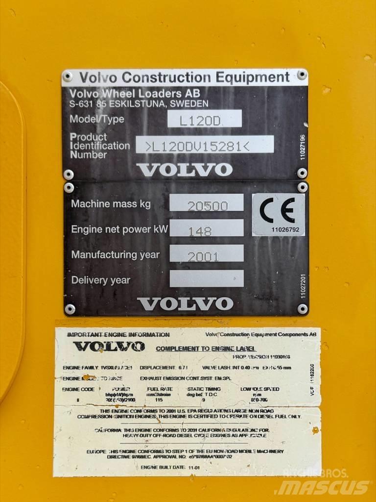 Volvo L 120 D 輪胎式裝載機