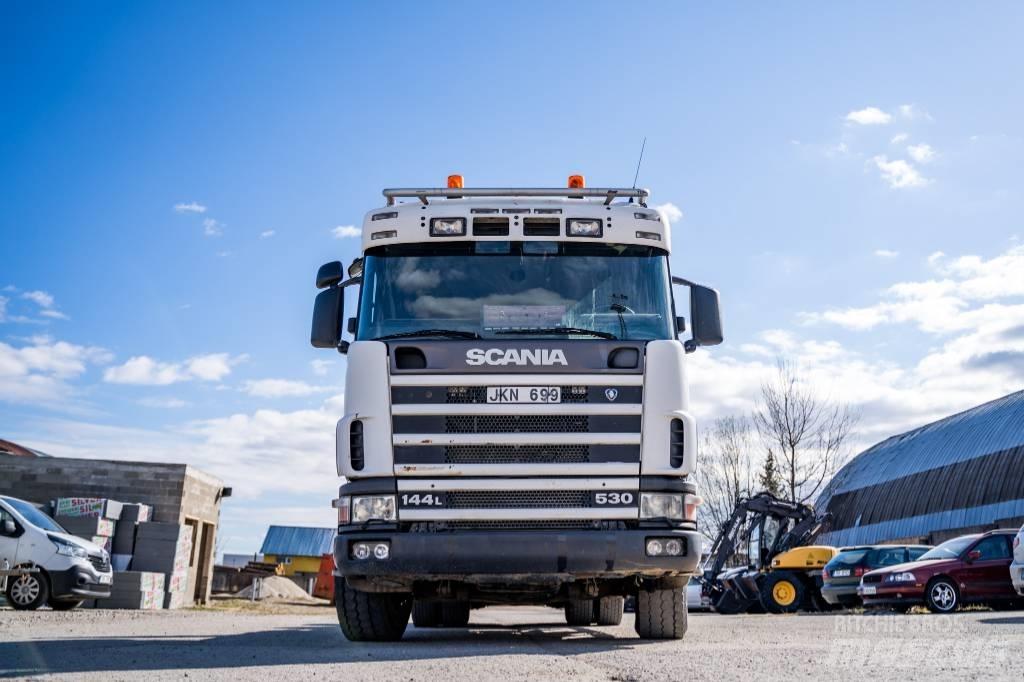Scania R 144 GB 吊鉤式起重車