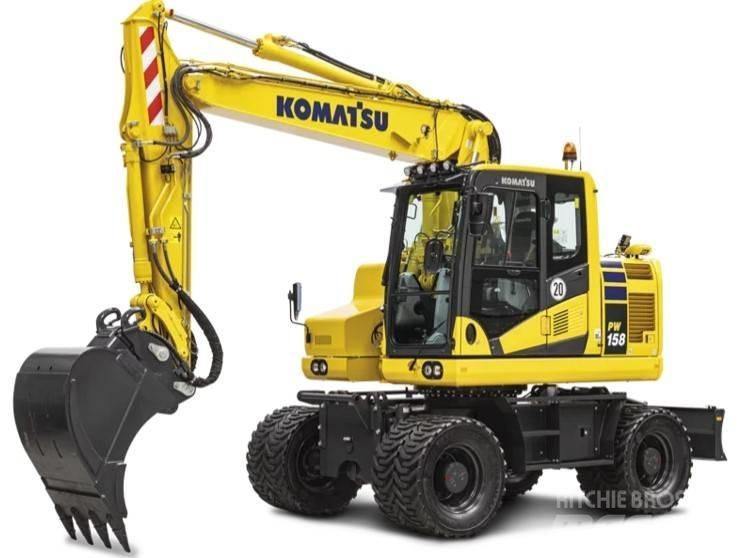 Komatsu PW158-11E0 旋轉式挖土機/掘鑿機/挖掘機