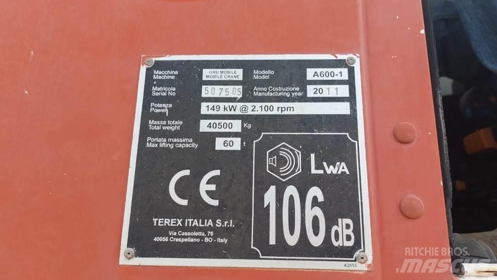 Terex A600 越野起重機