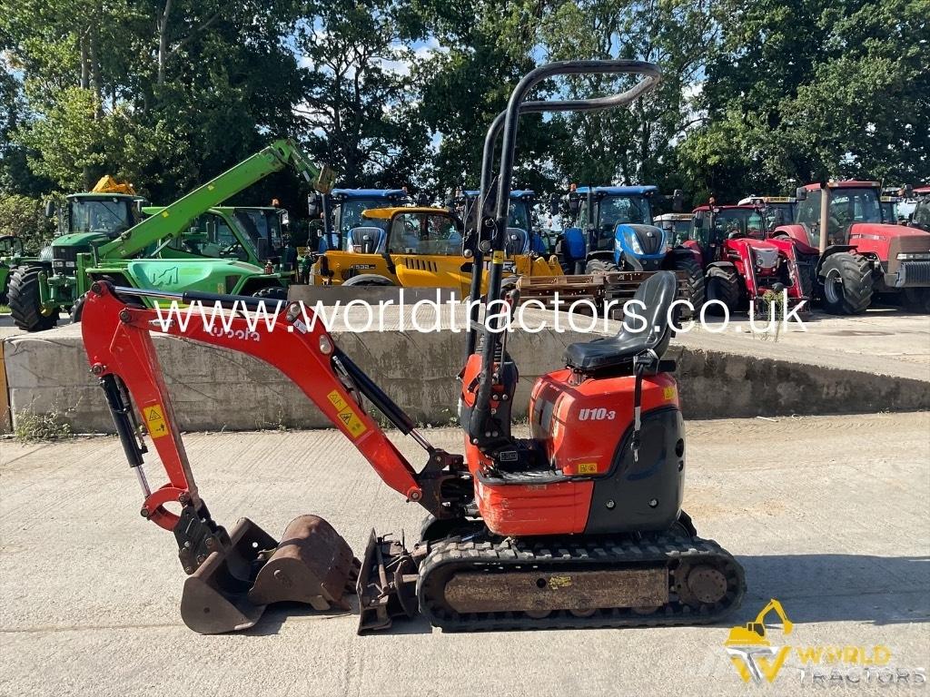 Kubota U 10-3 小型挖土機/掘鑿機<7t(小型挖掘機)