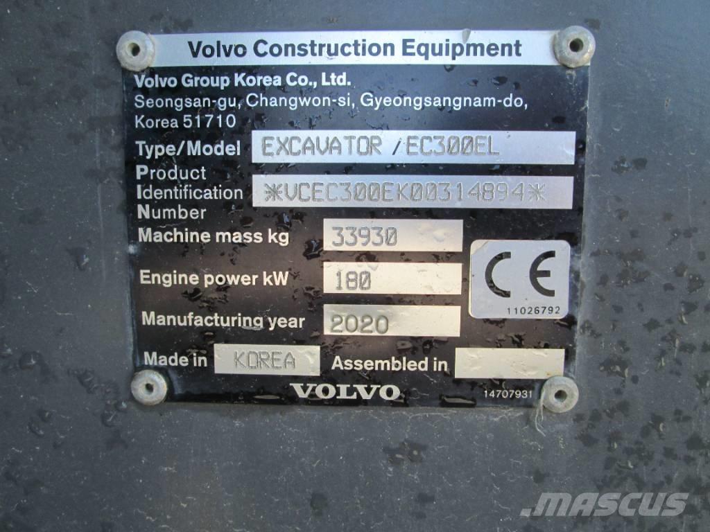 Volvo EC 300 EL 履帶式 挖土機/掘鑿機/挖掘機